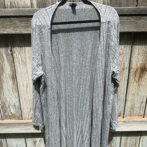 Rue 21 Long Cardigan with Slits Size 3X